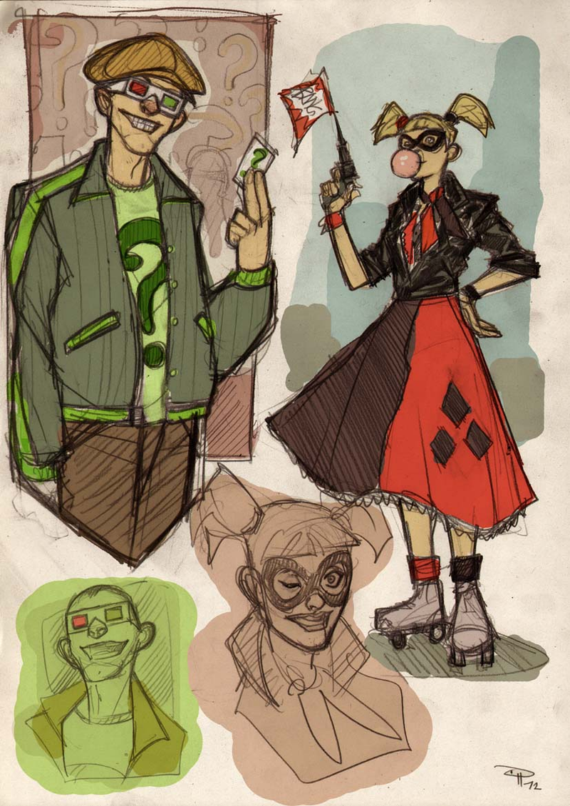 Illustration for article titled Meet the entire cast of 1950s greaser Batman's Gotham City